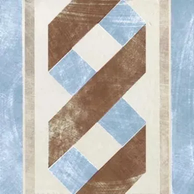 1036882 Via Emilia Greca Festone CREMA-AZZURRO MQ 20x20 0