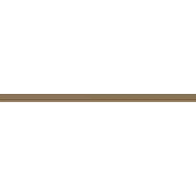 Бордюр стеклянный Line Chocolate Strokes 2х50 0