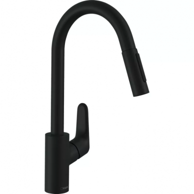 Смеситель для кухни Hansgrohe Focus (31815670) черный матовый 0