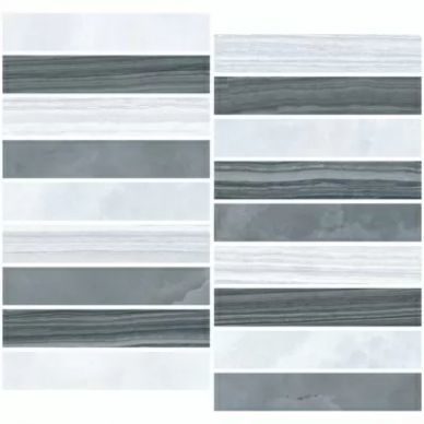 K948237LPR01VTE0 Serpe-Nuvola Мозаичный микс 3x15 Холодная гамма 30x30 0