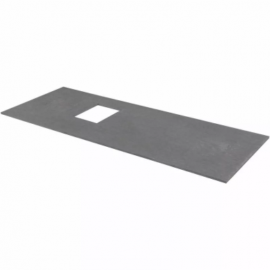 Столешница под раковину Allen Brau Infinity 120 L (1.21015.GR-S) graphite structure 0