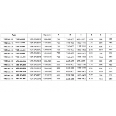 Душевой уголок Vincea Alpha (VSR-3AL9011CLB) 110х90х190 см, профиль чёрный/стекло прозрачное 4