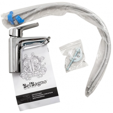 Смеситель для раковины BelBagno Due (DUE-LVM-CRM-W0) (хром) 5