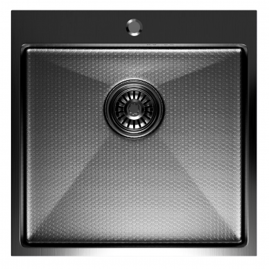 Мойка кухонная Mixline Pro (552931) 50х50, черный графит 4