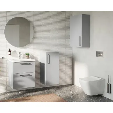 Инсталляция с подвесным унитазом Vitra Integra Square (9856B003-7207) (кнопка хром глянцевый) микролифт 5