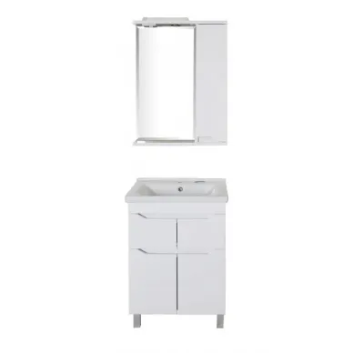 Зеркальный шкаф ASB-Mebel Бари 60 (9600) белый 6