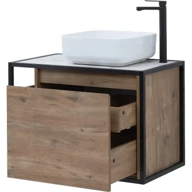 Тумба для ванной Aquanet Nova Lite Loft 261657 правая, 75 см, дуб рустикальный 8