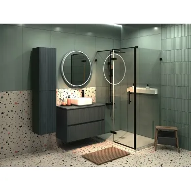Тумба для ванной Aquanet Джейн 313304 100 см, маренго 7