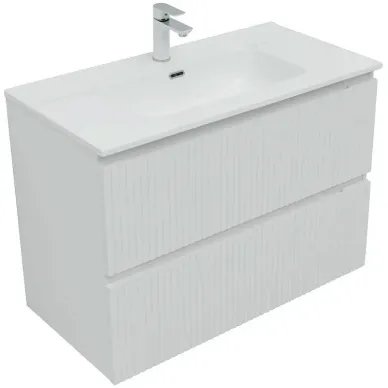Тумба для ванной Aquanet Джейн 313287 90 см, белая матовая 8