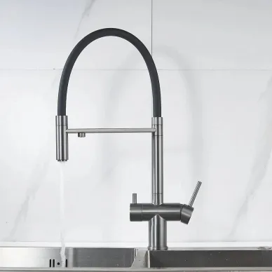 Смеситель для кухни Maretti Calabria CA31RGF11 оружейная сталь 6