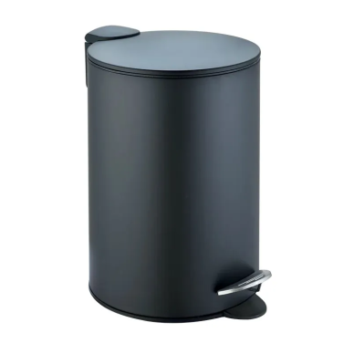 Ведро для мусора Welt Wasser Betta BL 12L, черное матовое 0