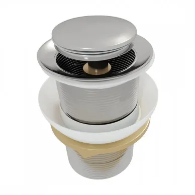 Сливной набор для раковины Teymi Ritta T140128 без перелива, click-clack, хром 7