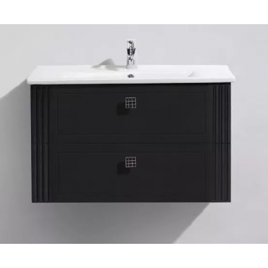 Тумба для ванной Belbagno Atria (ATRIA-850-2C-SO-NL) черный 1