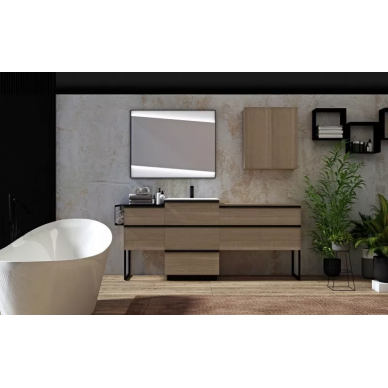 Шкаф подвесной Cezares Qubo 35 (Rovere Bruges) 1