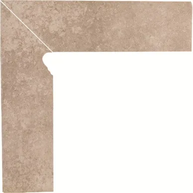 Viano Beige Плинтус/цоколь левый 2-х элем MAT 30х8,1 0