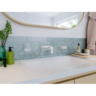 Смеситель для раковины Hansgrohe Talis E (71734670) настенный, матовый черный 3