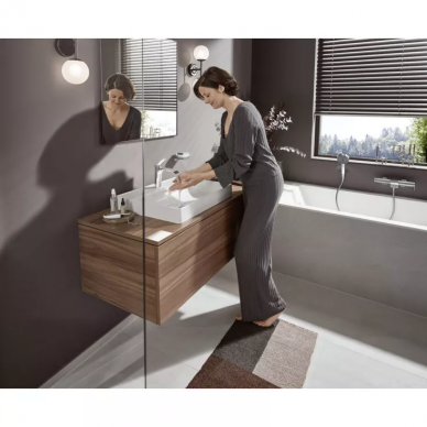 Смеситель для раковины Hansgrohe Vivenis (75022000) без донного клапана, хром 5