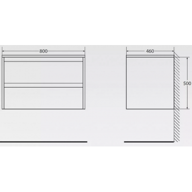 Тумба для ванной Belbagno Kraft (KRAFT-800-1C-SO-RNN) 80 см, Rovere Nebrasca Nature 5
