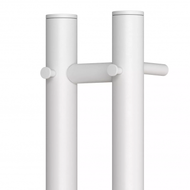 Полотенцесушитель электрический Point Деметра (PN12812W) П3 80x1200, диммер справа, белый 2