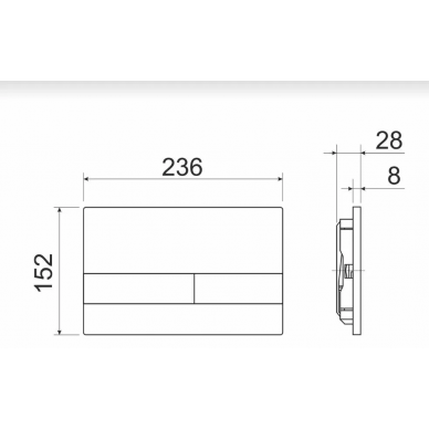 Инсталляция Ceramicanova Envision (CN3001_1002W_1000) с унитазом Play Rimless, белая кнопка 5