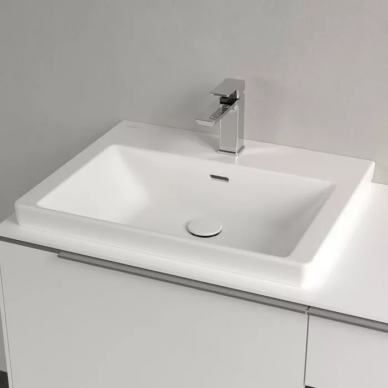 Раковина Villeroy & Boch Subway 3.0 (4A706GRW) (60 см) Stone White 5