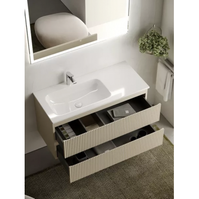 Тумба для ванной Sancos Snob R (SNR100LCE) (99.5 см) (под раковину с левой чашей) Beige Soft 5