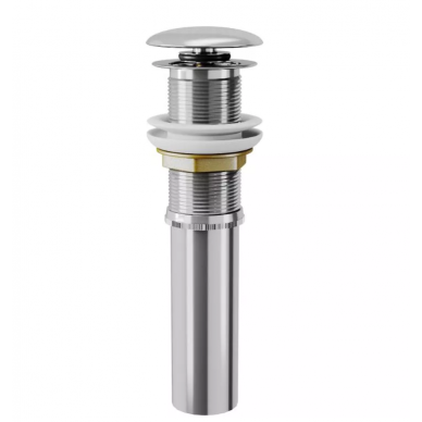 Донный клапан D&K (DC9001) Сlick-Сlack, без перелива, хром 0