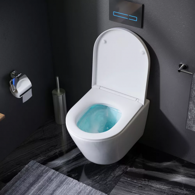 Унитаз подвесной Am.Pm Sense FlashClean (C741701SC) с сиденьем микролифт 13