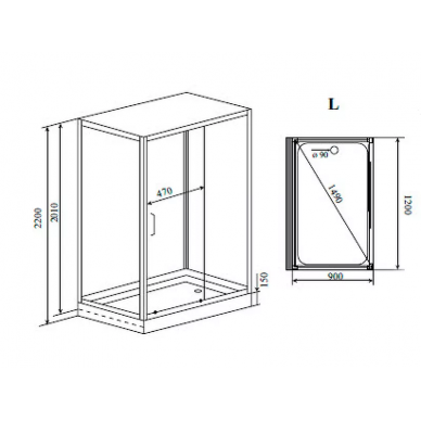 Душевая кабина Timo Premium (H-520L) левая, 120x90, с баней и гидромассажем 13