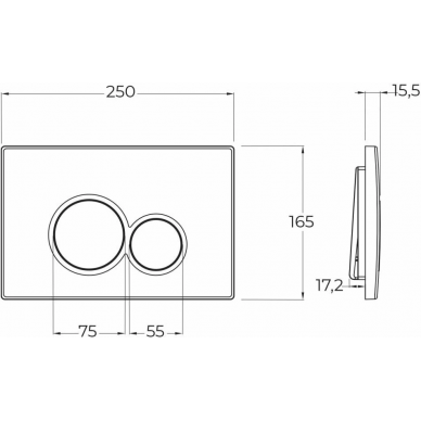 Инсталляция BelBagno Loto (BB070CHR/SC/SET.R.CR) в комплекте с кнопкой, унитазом и крышкой микролифт (4 в 1) 6
