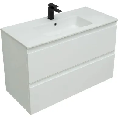 Тумба с раковиной Allen Brau Eclipse 101 1.E1003.WM 2.0 белый матовый 6