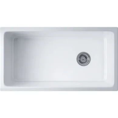 Мойка кухонная Omoikiri Tokara 88-U/I-WH Glossy 4993867 88x47.7 см, белая глянцевая 1