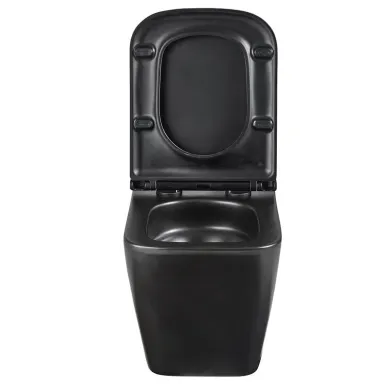 Унитаз подвесной Lemark Florex 9612002 безободковый, с микролифтом, черный 5