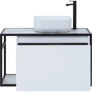 Тумба для ванной Aquanet Nova Lite Loft 261651 правая, 90 см, белый глянец 7