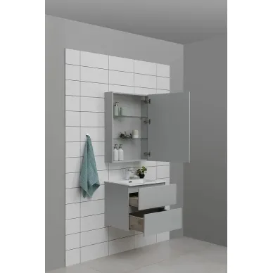 Тумба для ванной Aquanet Алвита New 277512 60 см, серая матовая 10