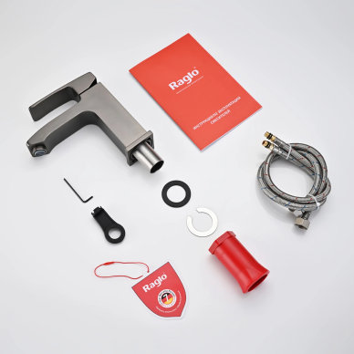 Смеситель для раковины Raglo R01 R01.10.09 графит 7