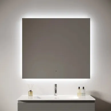 Зеркало Sancos Square 2.0 SQ2.900 90х70 см, с LED подсветкой 7