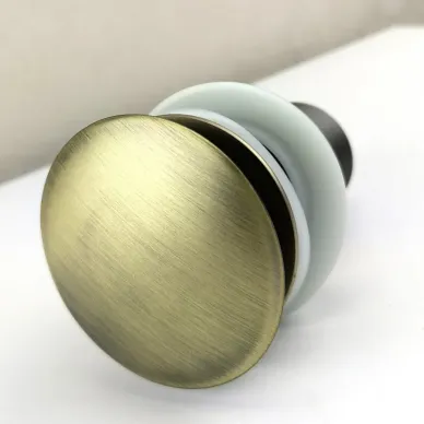 Сливной набор для раковины Teymi Solli T140207 без перелива, click-clack, бронза матовая 11