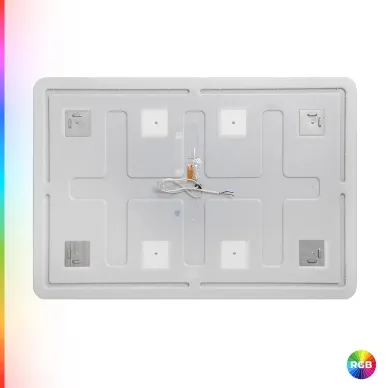 Зеркало Cezares Multicolore CZR-SPC-MC-1200-800-RGB-TCH 120x80 см, с подсветкой RGB и сенсорным выключателем, с памятью 4