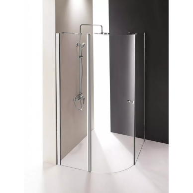 Душевой уголок Cezares Triumph-Due R1 (90x90) прозрачное стекло 0