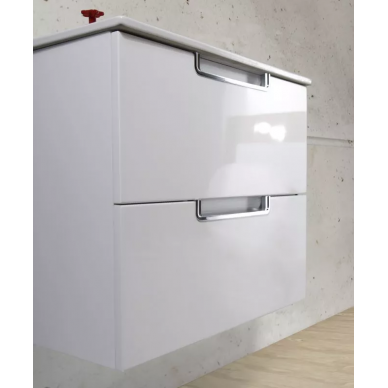 Тумба для ванной Belbagno Leticia 80 (Bianco Lucido) 5