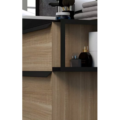 Тумба для ванной Cezares Qubo 60 (Rovere Bruges) (с 2-мя ящиками) 1