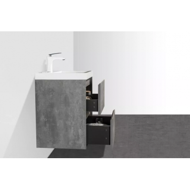 Тумба для раковины BelBagno Pietra Mini (PIETRA MINI-500-2C-SO-SCM) (49.4x39.5) Stucco Cemento 3