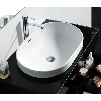 Раковина встраиваемая CeramaLux N (5006С) (60*39*17 см) белый 8