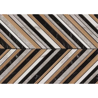 fNJ0 Roma Diamond Mosaico Spinato 25.5x29.5 0