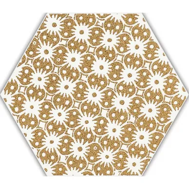 Shiny Lines Gold Heksagon Inserto D 19.8x17.1 0