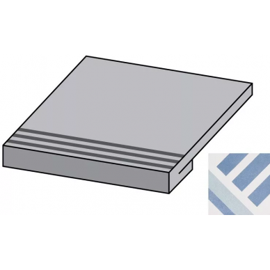 Encaustic Cross Dec Lap Gradone Rec-30 29.75x29.75 0