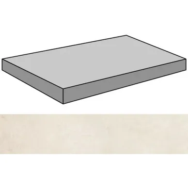 Evolution White Lappato Gradone Ang 29.75x59.55 0