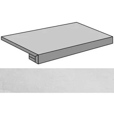 Materia White Lappato Gradone Rec-90 44.63x89.46 0