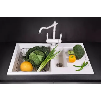 Мойка кухонная Omoikiri Sakaime 78-2-WH	(4993128) белый 7